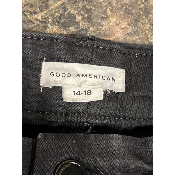 New Good American Good Legs Black Skinny Jeans 14-18 - Picture 6 of 6